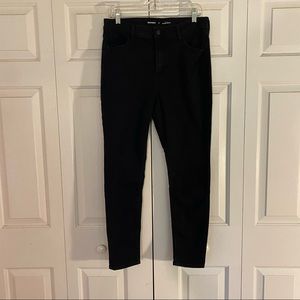 Old Navy high rise super skinny jeans black size 12